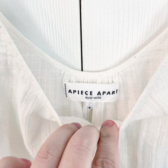 Apiece Apart Gauzy Crop Top - Picture 3 of 7